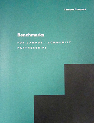 Cover photo of Benchmarks for Campus/Community Partnerships