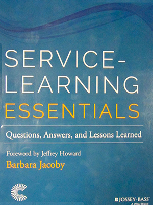 Cover photo of Service-Learning Essentials. Questions, Answers, and Lessons Learned